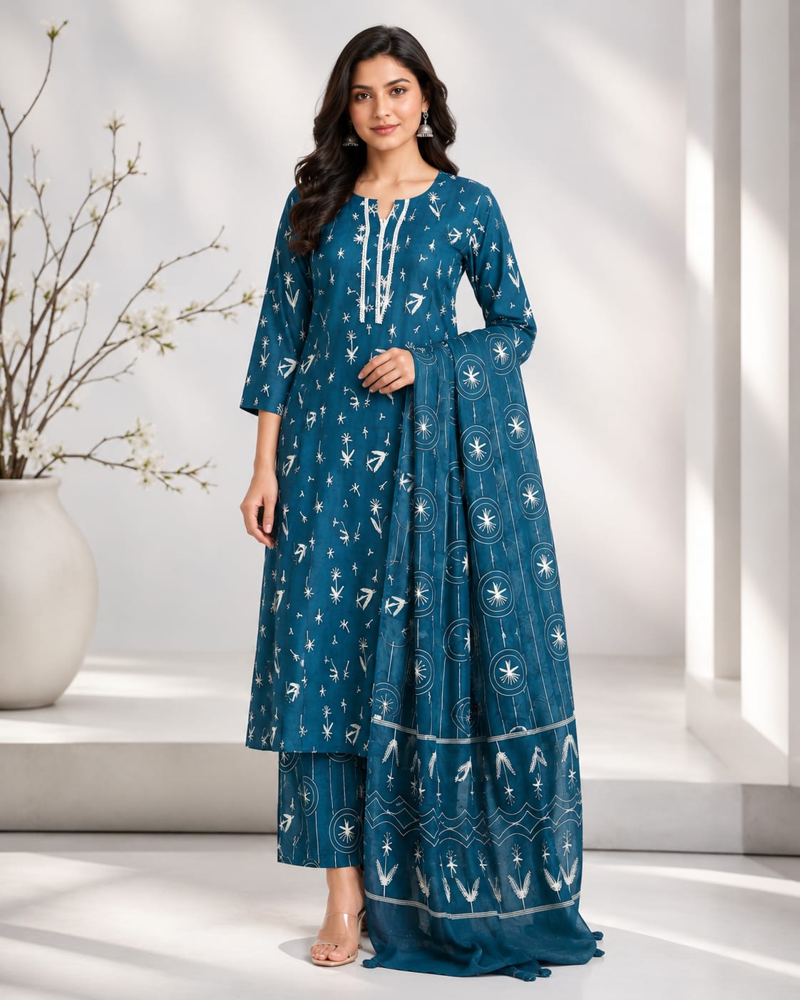 Elegant cotton 3 piece set
