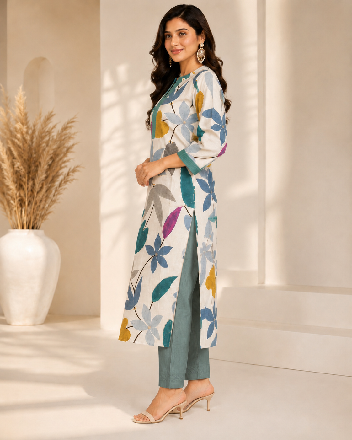 Premium rayon cotton cord set