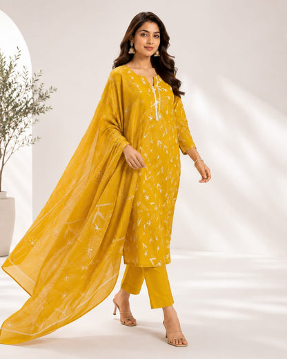 Elegant cotton 3 piece set