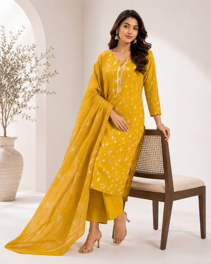 Elegant cotton 3 piece set