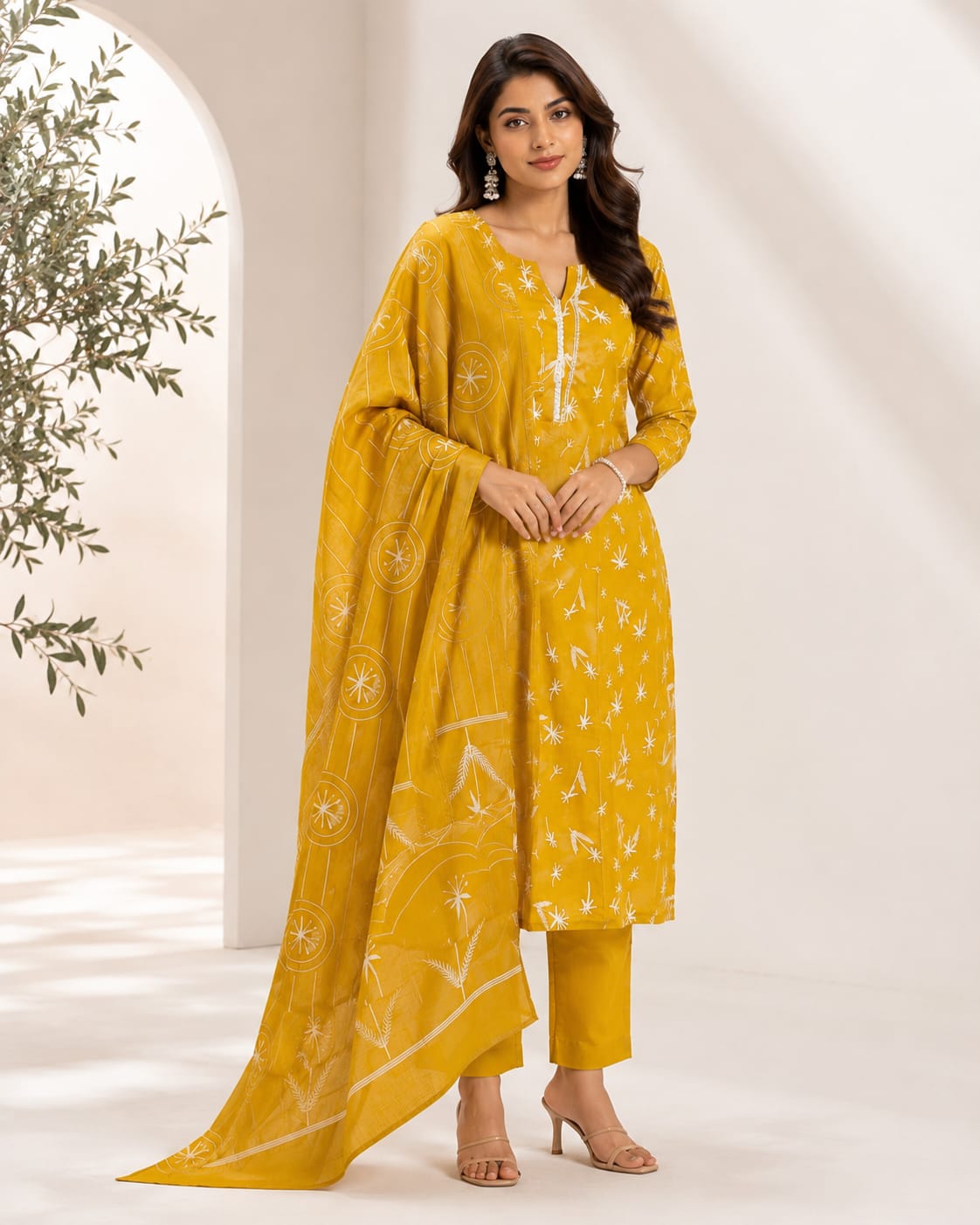 Elegant cotton 3 piece set
