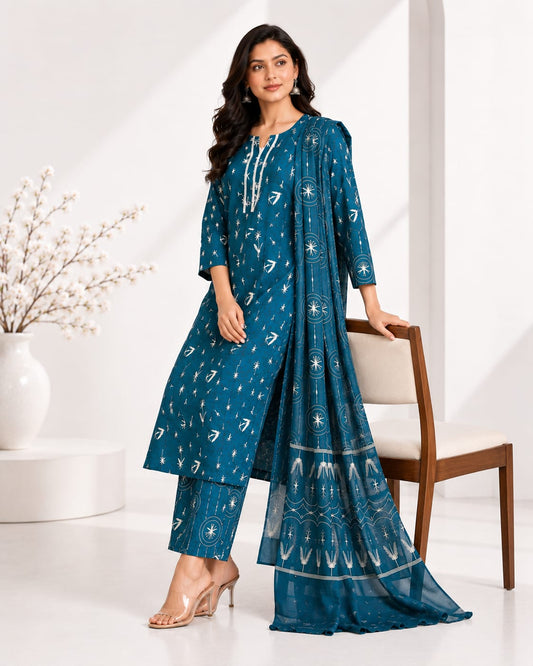 Elegant cotton 3 piece set