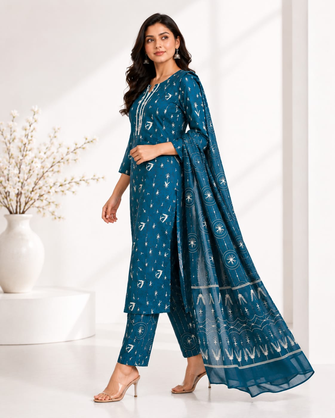 Elegant cotton 3 piece set