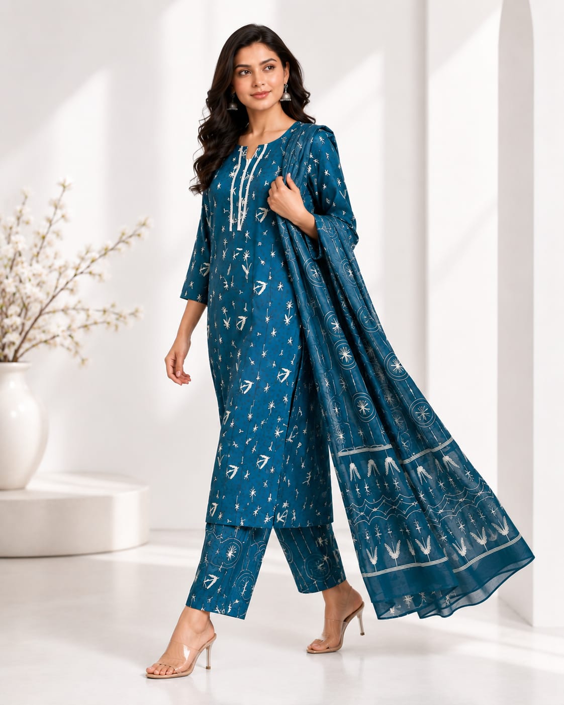 Elegant cotton 3 piece set