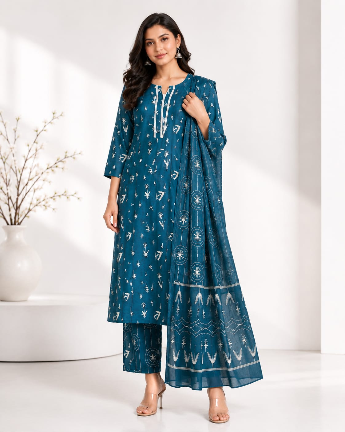 Elegant cotton 3 piece set