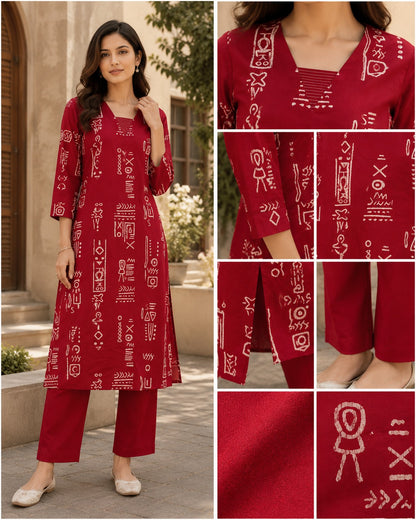 Cotton Stylish Cord Set