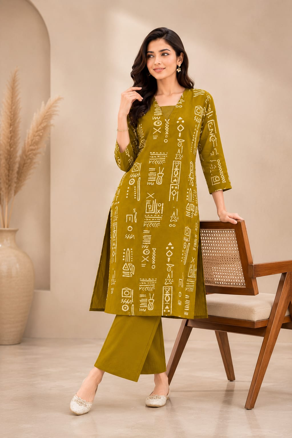 Stylish Cotton Cord Set