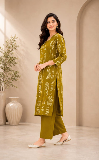 Stylish Cotton Cord Set