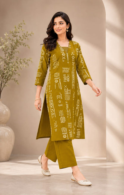 Stylish Cotton Cord Set