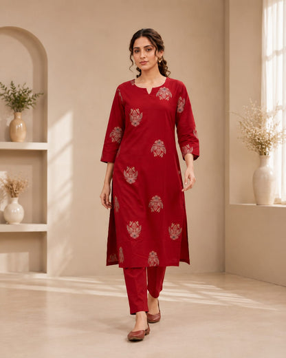 Cotton Stylish Cord Set