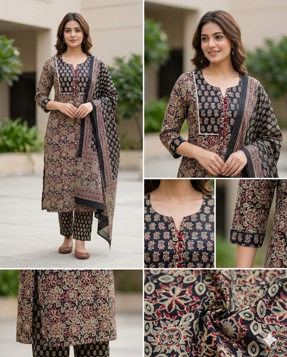 Premium Cotton 3 Piece Set