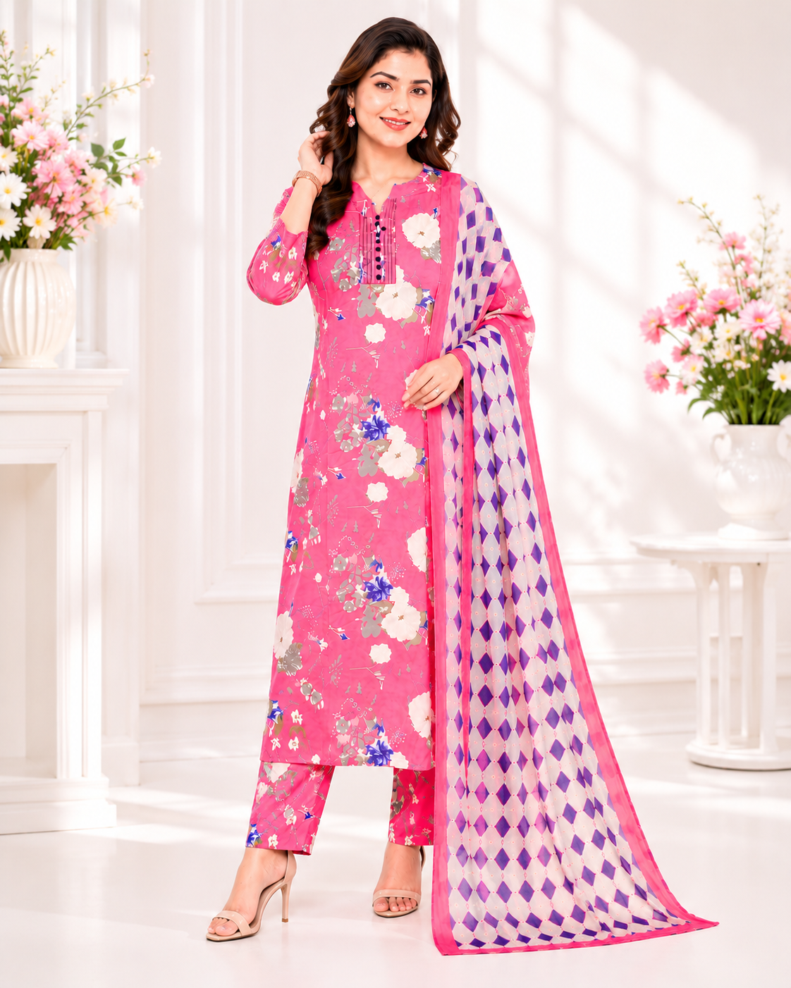 Elegant cotton 3 piece set