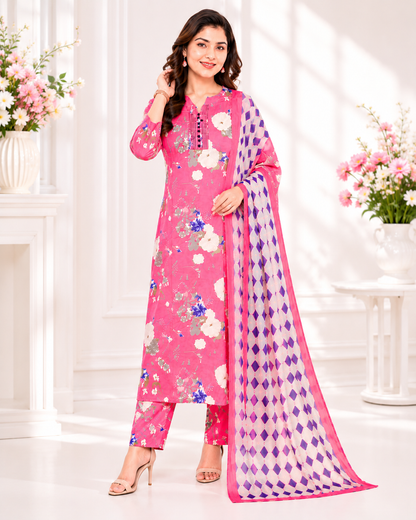 Elegant cotton 3 piece set