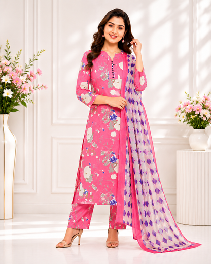 Elegant cotton 3 piece set
