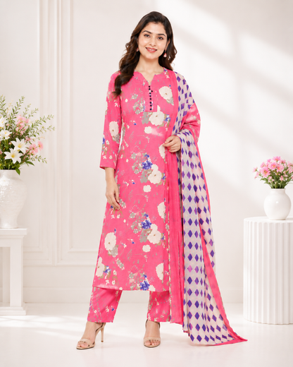 Elegant cotton 3 piece set