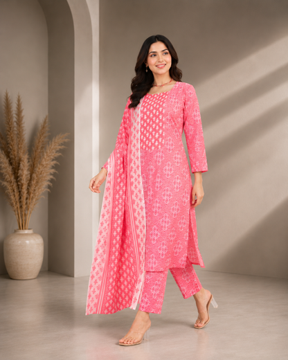 Premium cotton 3 piece set