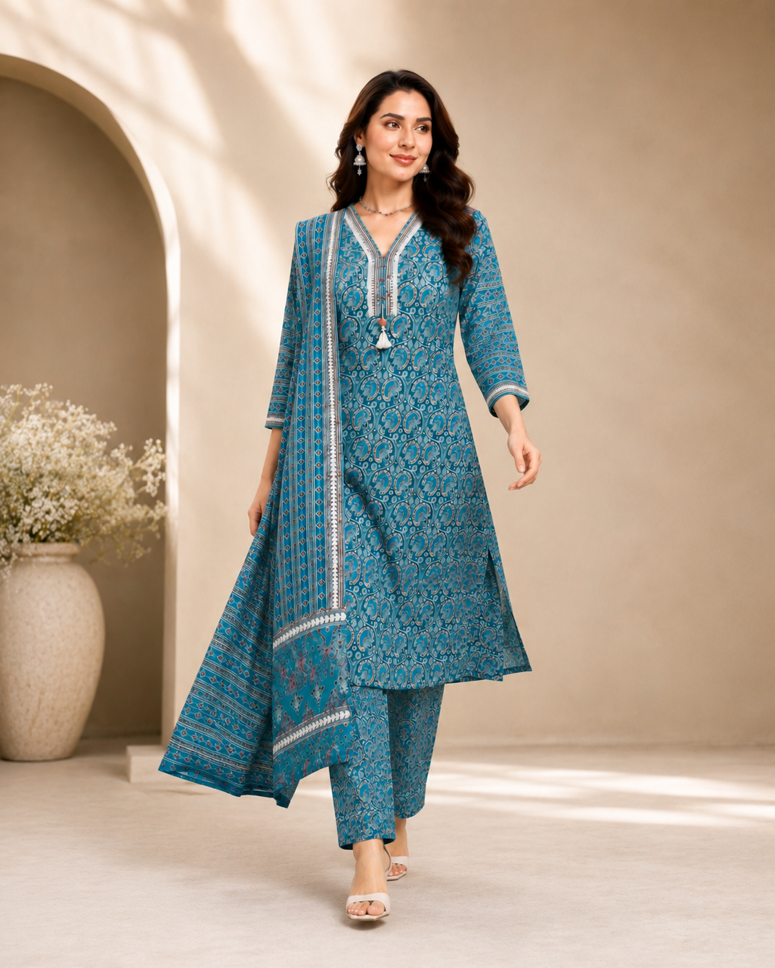 Elegant cotton 3 piece set
