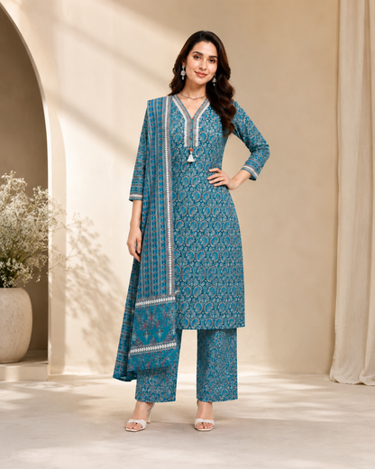 Elegant cotton 3 piece set