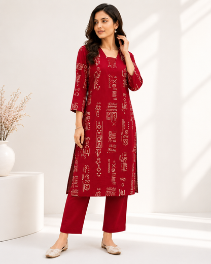 Cotton Stylish Cord Set