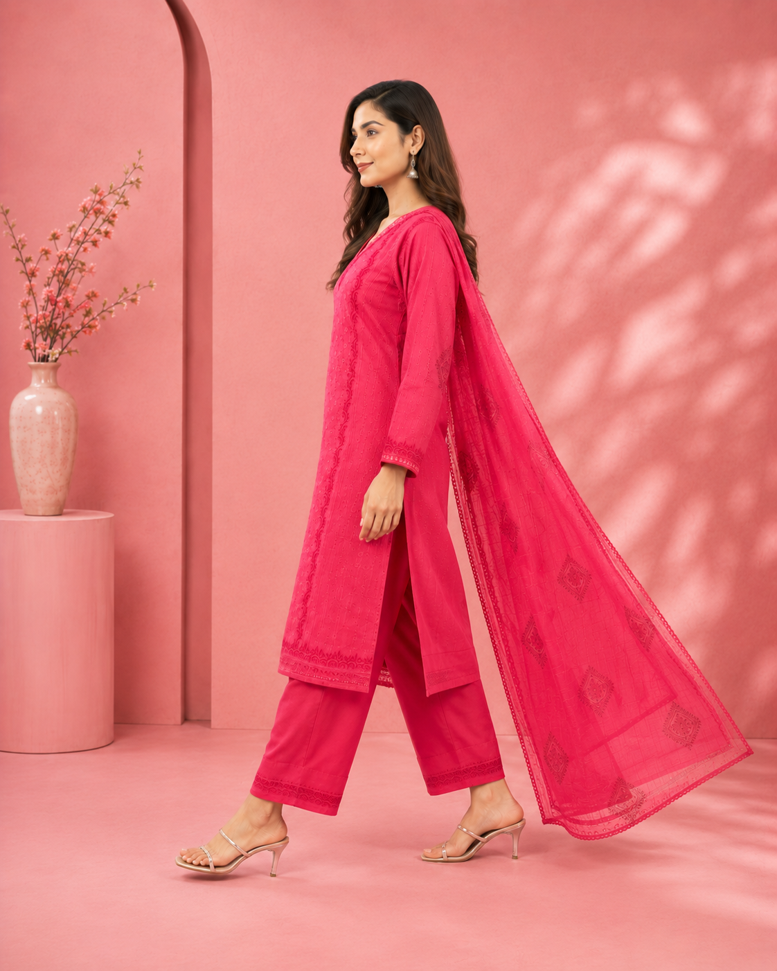 Premium Cotton Hakoba 3 piece set