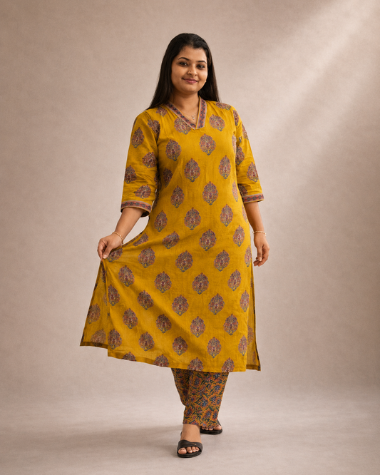 Stylish cotton cord set