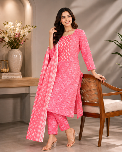 Premium cotton 3 piece set