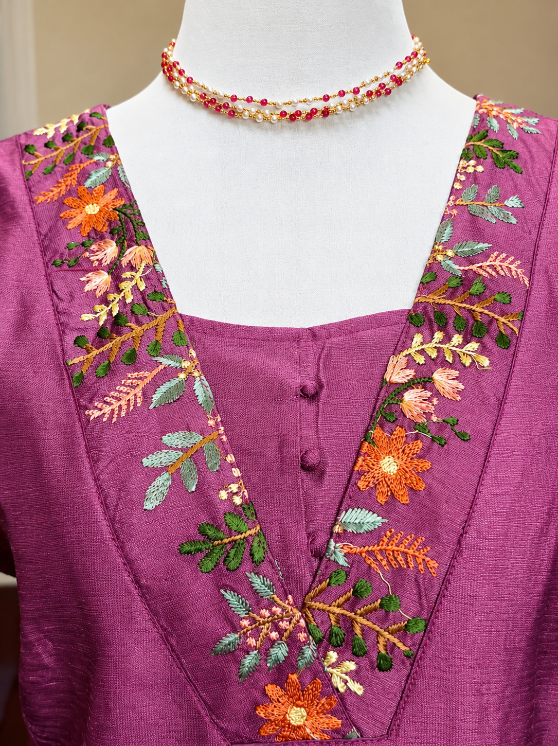 Elegant Vijithra Silk Kurti