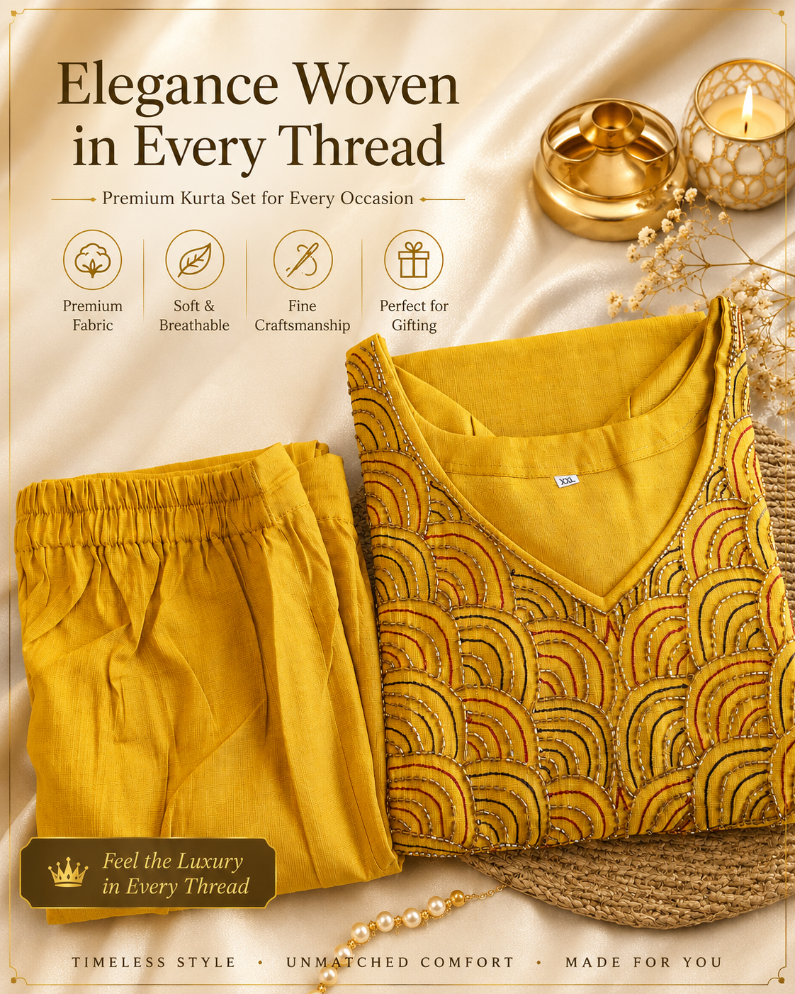 Stylish Cord Set