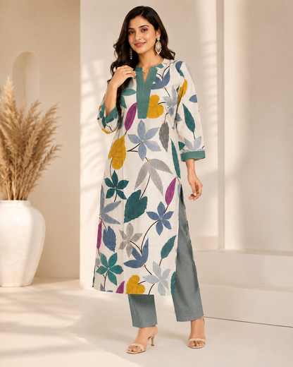 Premium rayon cotton cord set