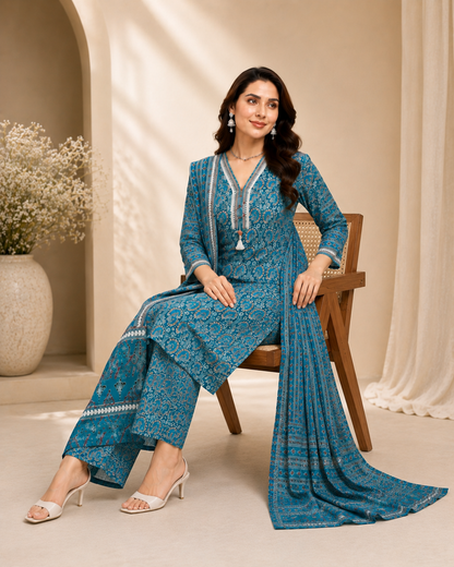 Elegant cotton 3 piece set